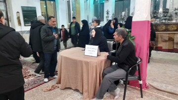 برپایی میز خدمت میراث فرهنگی خدابنده در مسجد /  آغاز طرح «ده شب، ده مسجد» 