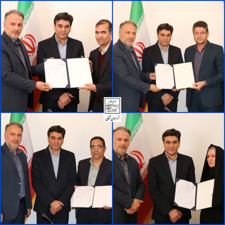 ۴ انتصاب جدید در اداره‌کل میراث‌فرهنگی خراسان شمالی