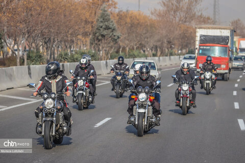 رالی تور موتورسواری فجر در مسیر تهران_لواسان