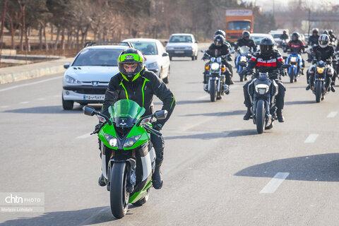 رالی تور موتورسواری فجر در مسیر تهران_لواسان