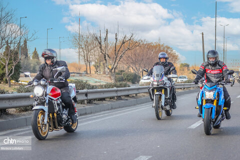 رالی تور موتورسواری فجر در مسیر تهران_لواسان