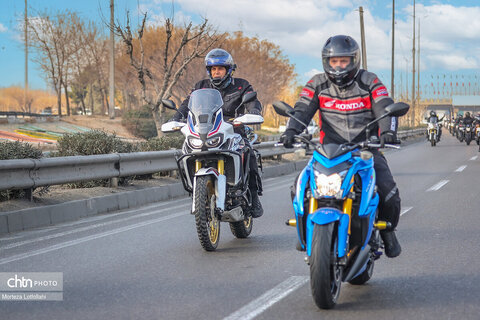 رالی تور موتورسواری فجر در مسیر تهران_لواسان