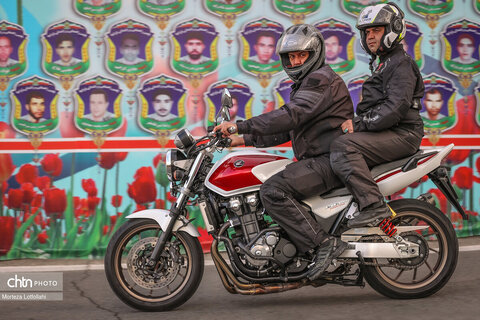 رالی تور موتورسواری فجر در مسیر تهران_لواسان