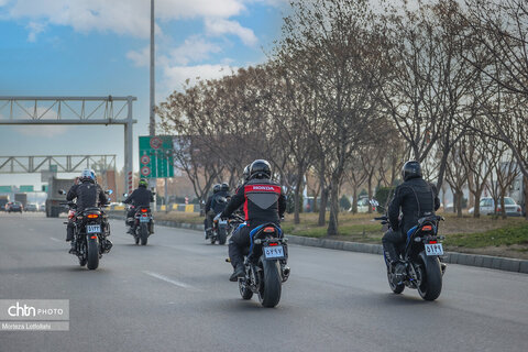 رالی تور موتورسواری فجر در مسیر تهران_لواسان