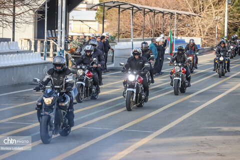 رالی تور موتورسواری فجر در مسیر تهران_لواسان