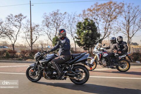 رالی تور موتورسواری فجر در مسیر تهران_لواسان