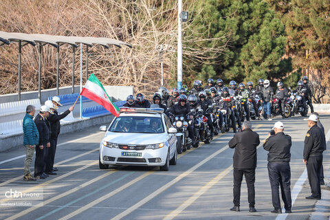 رالی تور موتورسواری فجر در مسیر تهران_لواسان