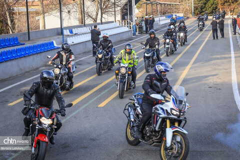 رالی تور موتورسواری فجر در مسیر تهران_لواسان