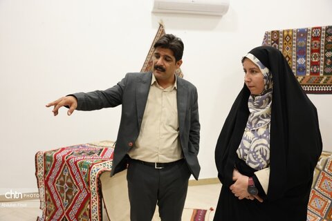 اختتامیه نمایشگاه آثار منتخب هشتمین دوره داوری مهر اصالت ملی صنایع‌دستی استان فارس 