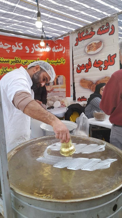 برگزاری یازدهمین جشنواره رشته خشکار برای استقبال ماه مبارک رمضان در شهر طاهرگوراب صومعه‌سرا