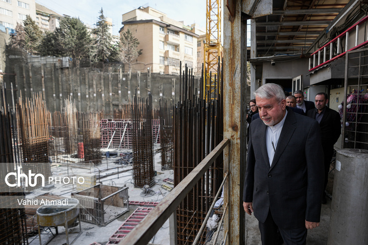 بازدید وزیر از پروژه هتل اسپیناس رویال