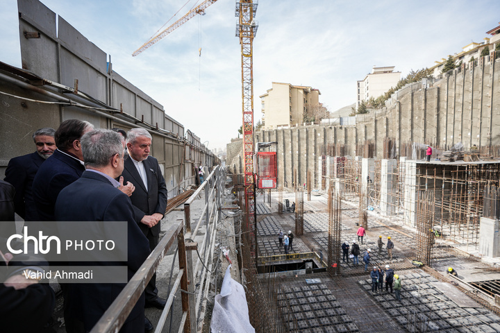بازدید وزیر از پروژه هتل اسپیناس رویال