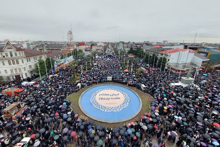 درخشش مردم دیار میرزا در جشن ۴۷ سالگی انقلاب اسلامی