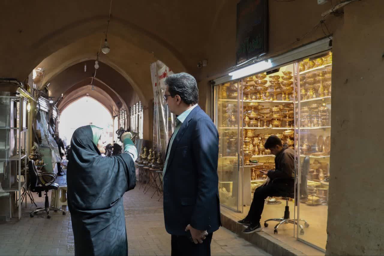 بازدید مشاور وزیر از پروژههای مهم فرهنگی تاریخی یزد