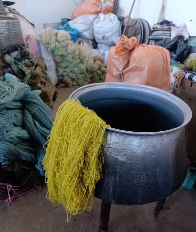 رشته رنگرزی سنتی در همدان احیا شد