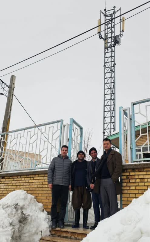 راهاندازی اینترنت پرسرعت ۴G همراه اول در روستای گردشگری قینرجه تکاب