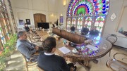 دیدار رئیس انجمن نگارگری با مدیرکل میراث فرهنگی استان آذربایجان شرقی