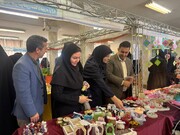 برگزاری نمایشگاه صنایع‌دستی در دبیرستان دخترانه سما شهر اراک