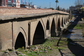 مرمت پل تاریخی محمدحسن‌خان بابل