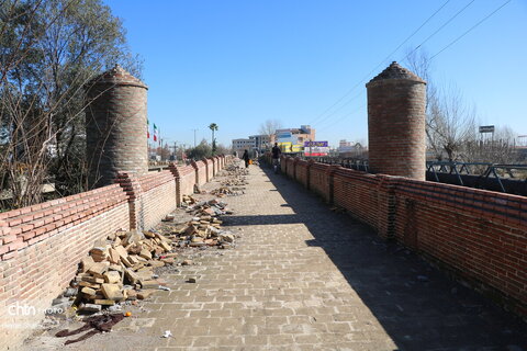 مرمت پل تاریخی محمدحسن‌خان بابل