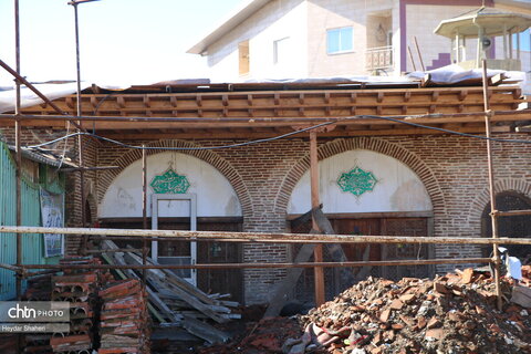 مرمت مسجد تاریخی محدثین بابل