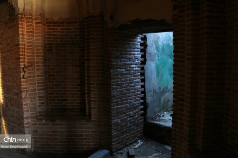 مرمت مدرسه تاریخی حائری بابل