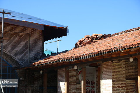 مرمت مدرسه تاریخی حائری بابل