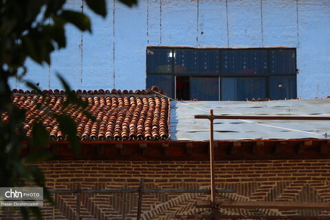 مرمت مدرسه تاریخی حائری بابل