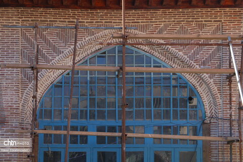 مرمت مدرسه تاریخی حائری بابل