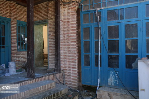 مرمت مدرسه تاریخی حائری بابل