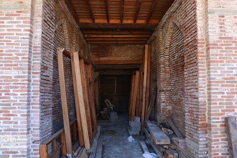 مرمت مدرسه تاریخی حائری بابل