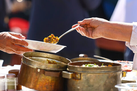 جشنواره چهل آش شهر تاریخی طاد.در اصفهان