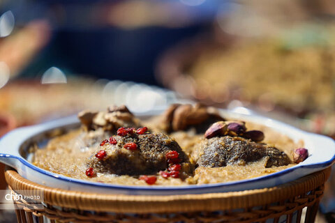 جشنواره چهل آش شهر تاریخی طاد.در اصفهان