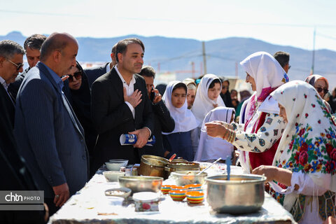 جشنواره چهل آش شهر تاریخی طاد.در اصفهان