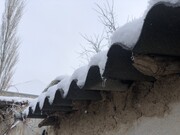 کیارام در قاب برف، آرامش جای در کوچه های خلوت