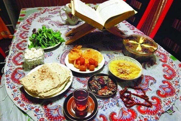 سفرههای افطار و آداب رمضان در هشت شهرستان استان زنجان