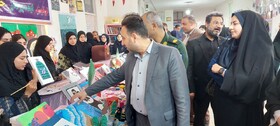 نمایشگاه صنایع‌دستی هنرجویان هنرستان طوبی باحضور فرماندار حمیدیه گشایش یافت