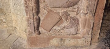 مرمت سنگ‌های ازاره ورودی شمالی حرم حضرت عبدالعظیم(ع) به پایان رسید