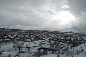 نگین سبز الوند، در آغوش سرد زمستان