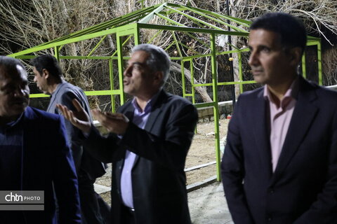 بازدید مهندس صادقی از تاسیسات گردشگری