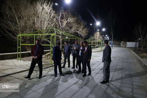 بازدید مهندس صادقی از تاسیسات گردشگری