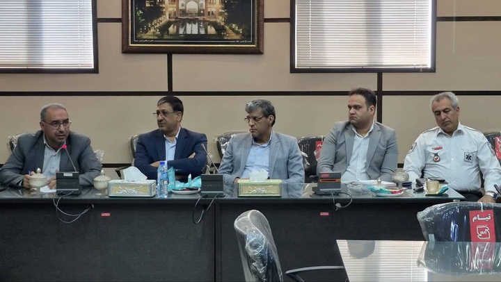 جلسه ستاد خدمات سفر تفت برای آمادگی نوروز برگزار شد