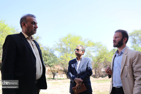 بازدید و پایش  میدانی مدیرکل میراث‌فرهنگی خوزستان از ظرفیت‌های تاریخی و فرهنگی شهرستان حمیدیه