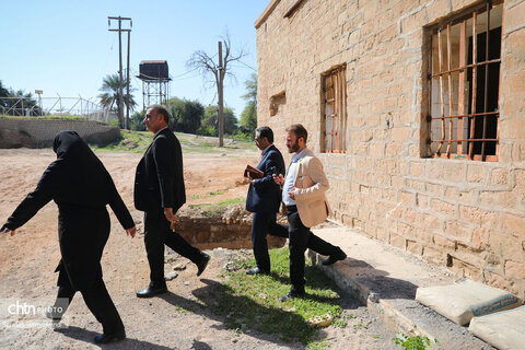 بازدید و پایش  میدانی مدیرکل میراث‌فرهنگی خوزستان از ظرفیت‌های تاریخی و فرهنگی شهرستان حمیدیه