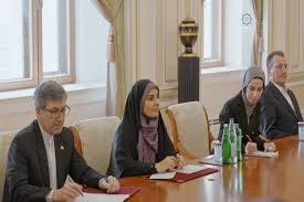 دیدار وزیر راه و شهرسازی ایران با رئیس‌جمهوری آذربایجان