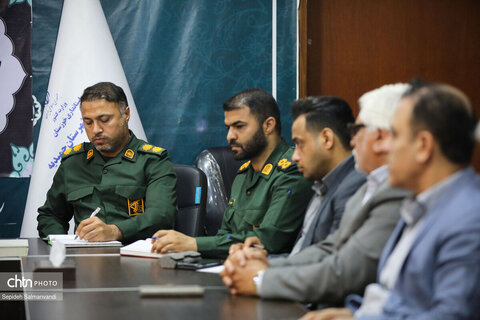 جلسه شورای اداری حمیدیه با محوریت برگزاری یادواره جهاد عشایر عرب خوزستان