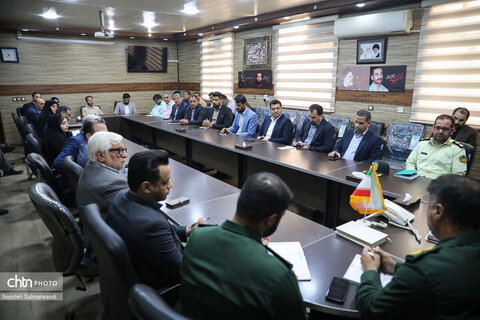 جلسه شورای اداری حمیدیه با محوریت برگزاری یادواره جهاد عشایر عرب خوزستان