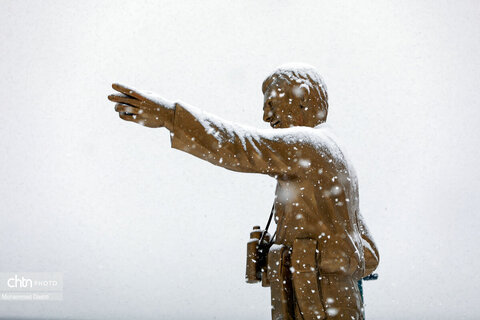 اردبیل سپید پوش شد