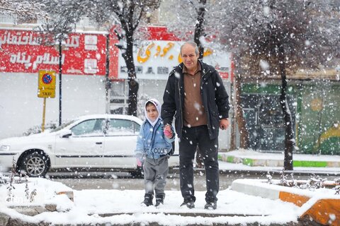 اردبیل سپید پوش شد