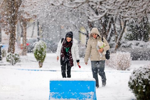 اردبیل سپید پوش شد